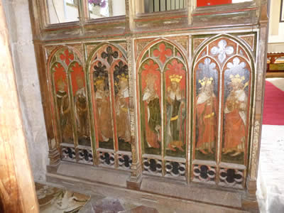 Painted Rood Screen
