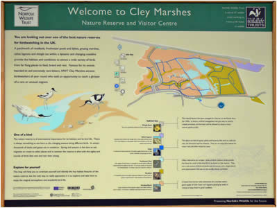Cley Marsh Map
