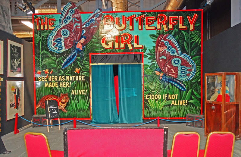 Butterfly Girl Sideshow