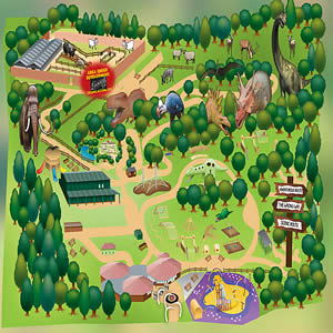 Dinosaur Park Map