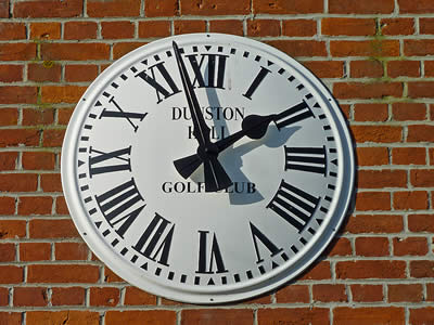 Golf Clubhouse Clock