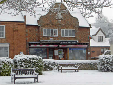 Post Office in the snow