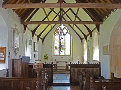 Inside Irstead Church