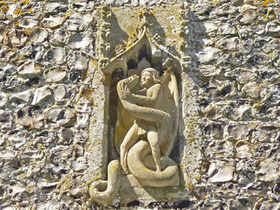 St Michael Carving
