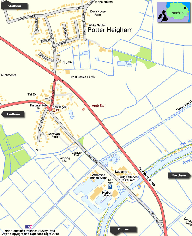 Potter Heigham Map