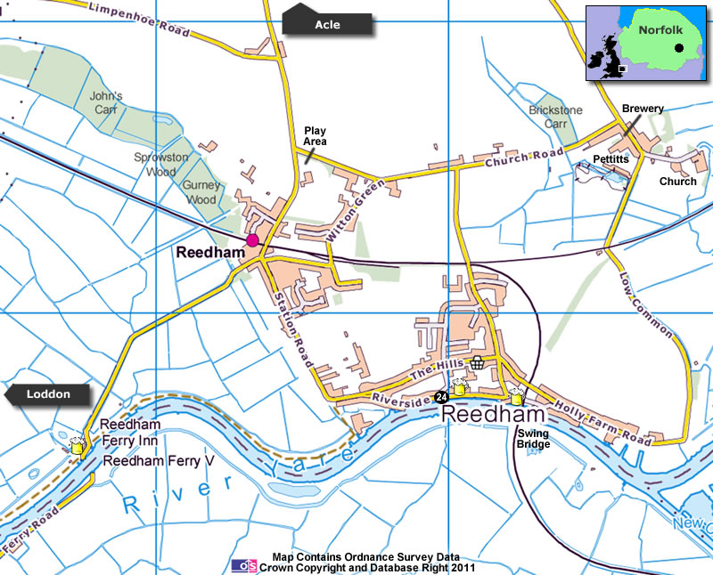 Reedham Map