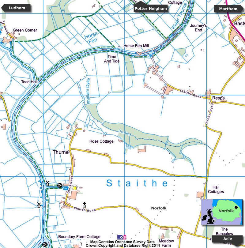 Thurne Map