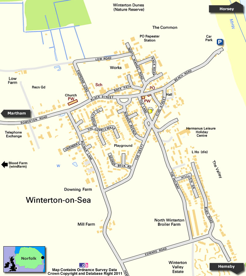Winterton Map