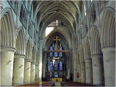 Inside Norwich Catholic Cathedral