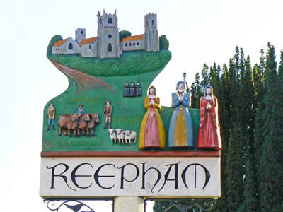 Reepham Town Sign