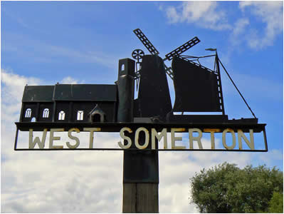 West Somerton Village Sign