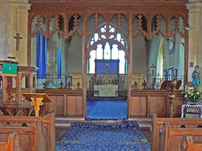 Inside Winterton Church